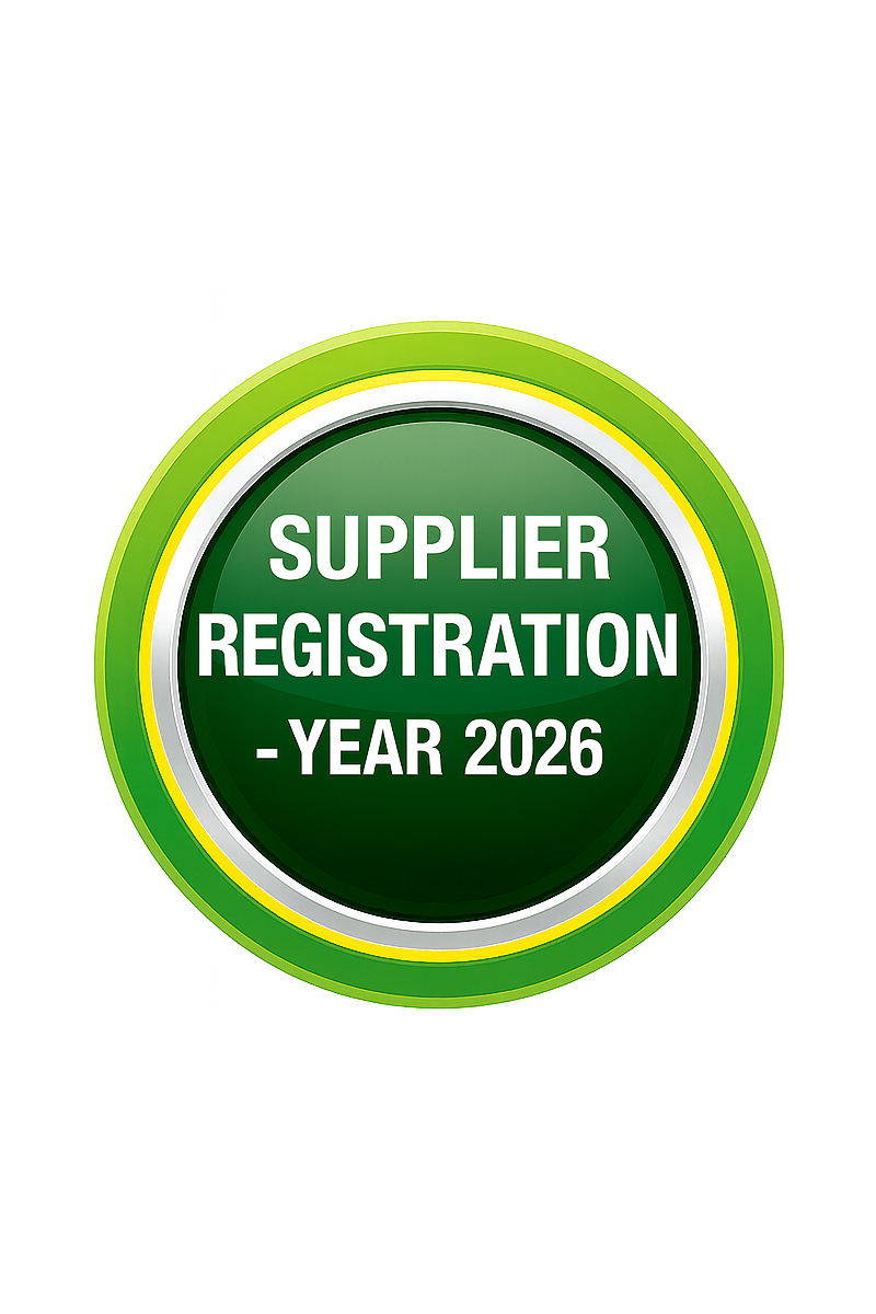 Supplier Registration 2026